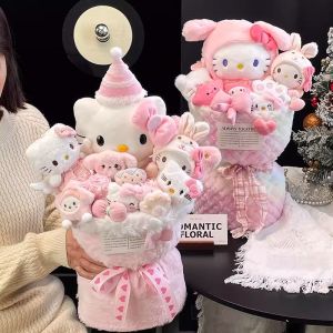 Creative Cartoon Doll Flower Bouquet Gift for Girls
