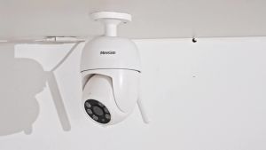 MeeGoo 360° Smart Home Camera 4K 4MP 2560*1440P Indoor CCTV Night Vision AI Humanoid Detection Two-way Audio Surveillance Security Camera Baby Monitor Night Video IP65 Waterproof