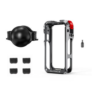 Cage Metal Protective Case for Insta360 X6 Accessories Camera Aluminum Alloy Expansion Frame Cage with Lens Cover Accessories
