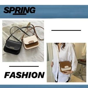 LHShoess พร้อมส่งในไทย  กระเป๋าสะพายข้างแฟชั่นผู้หญิง รูปทรงสี่เหลี่ยม ใบเล็ก เน้นใส่ของแบบกรุบๆ สีสวย คุมโทน แมทช์ง่าย   งานดีแบบนี้ไม่ควรพลาด