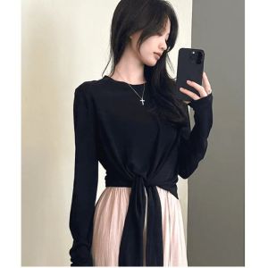 Thin Ice Silk UV Protection Blouse Loose and Slimming Long Sleeves Top