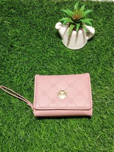dompet kecil lipat tiga resleting bordir