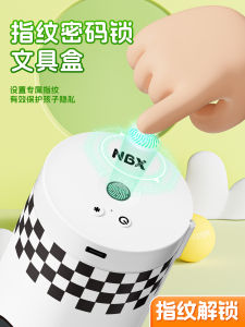 Hộp Đựng Bút Chì Tự Động Cao Cấp NBX Có Khóa Mật Khẩu Vân Tay Đa Chức Năng Dung Tích Lớn Cho Học Sinh Tiểu Học Và Trung Học