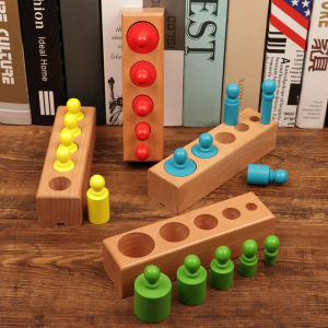 Mengshi Giáo Cụ Hình Trụ Giáo Dục Sớm Cho Trẻ Em Đồ Chơi Giáo Dục Trí Tuệ Kích Thích Vận Động Tinh Tế Luyện Tập Cho Bé Trai Và Bé Gái Từ 3 Tuổi Trở Lên