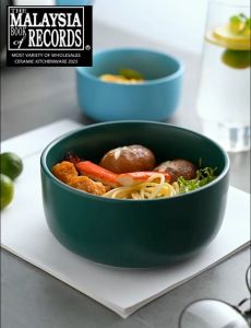 🔥Ready Stock🔥 Porcelain Rice & Soup Bowl Solid Colour Tableware Ramen/ABC Soup/Mushroom Soup Home/Kitchen/Restaurant