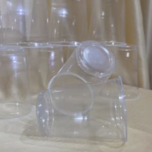 แก้วพีพี แก้วน้ำพีพี แก้ว PP แก้วพลาสติก 32 ออนซ์ ก้นเรียบ แก้วกาแฟ ปาก116 ทรงตรง ไม่พิมพ์ (50ใบ/แถว) (1000ใบ/ลัง) (500ใบ/ครึ่งลัง)