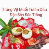 Mua 10 + Tặng 2 Trứng Vịt Muối Tươm Dầu Ăn Liền Tiện Lợi Đặc Sản Sóc Trăng