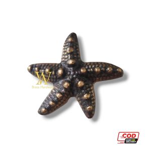 Knob Laci Lemari Meja Kuningan Antik Bermotif 1 pcs