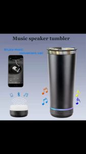 ใหม่!! แก้วเก็บความร้อน-เย็น ลำโพงบลูทูธพร้อมแก้วเก็บความเย็น 2IN1 รุ่น 17oz ลำโพงบลูทูธและแก้ว ขนาด 3 วัตต์ พร้อมที่เปิดขวดอยู่บนฝาครอบแก้ว รุ่นBT01