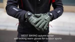 West Biking | WEST BIKING Găng Tay Đi Xe Đạp Giữ Nhiệt Mùa Đông Màn Hình Cảm Ứng Toàn Ngón Tay Thiết Kế Đầu Ngón Tay Chống Trượt Dành Cho Xe Đạp Đi Bộ Đường Dài Thể Thao Ngoài Trời