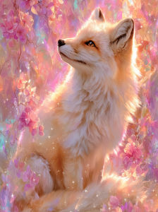 HUACAN Diamond Art Fox Animal Resin Square Drill Full Square Round Drill Rhinestones Pictures Painting Mosaic Handmade