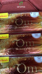 Dupa India Aromaterapi Pouch Plastic - Tulasi OM 35 Sticks