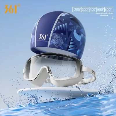 361° | Non-constrictive Ear Protection Swim Cap Large Head Circumference