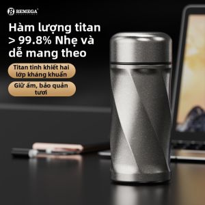 zuvor | Cốc Cách Nhiệt Titanium Đôi Dễ Mang