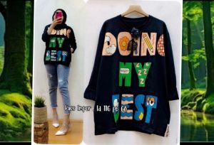 atasan oversize size jumbo