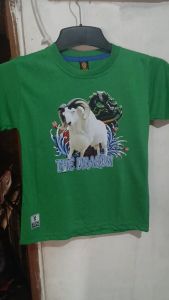 KAOS WARNA ANAK DOMBA DRAGON PERKASA MOTIF JAPAN SENJA COTTON COMBED 30s