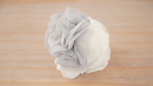 ( 2 Pcs ) Spons Busa Mandi | Spons Busa Mandi Kualitas Premium | Shower Puff Spons Mandi Besar | Sponge Busa Bagus Bulat