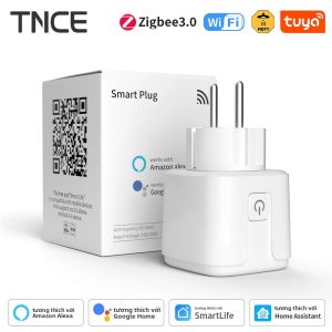 TNCE Tuya Smart Plug WiFi/Zigbee3.0 16A/20A Ổ Cắm Giám Sát Nguồn Có Điều Khiển Từ Xa Và Lệnh Bằng Giọng Nói Cho Ứng Dụng Smart Life