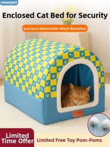 New Pet | Warm and Cold-Resistant Cat House
