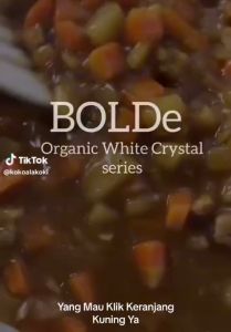 NEW BOLDE PANCI SET/BOLDE SUPER PAN ORGANIC WHITE CRYSTAL SERIES isi 8 Pcs