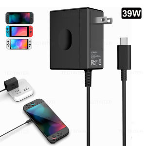 EU/US Plug AC Adapter Fast Charger for Nintendo Switch & NS OLED Console Power Supply Wall Charger for PS5 Portal Accessories