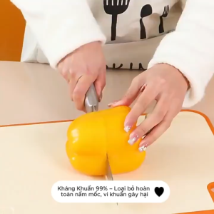 Thớt Nhựa Lúa Mạch Kháng Khuẩn Thớt Nhà Bếp Cắt Thực Phẩm Sống Và Chín 2 Mặt Tiện Lợi