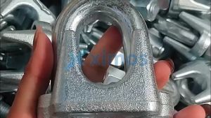 Xximos 3MM - 20MM Wire Clamp Galvanized Steel Cable Clip Stainless Steel Wire Rope Clamp