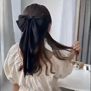 LAKOE Pita Jepitan Rambut Lucu/ Hair Clip Pita Korean Style/Jepitan Rambut Pita Panjang