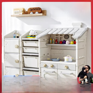 Babyviva Kids Toy Storage Rack Locker Baby Classification Organizing Box Storage Rack Multi-Layer For Home Living Room