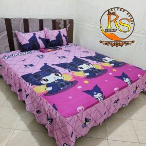 sprei rumbai karakter | SPREI RUMBAI SUSUN MOTIF KARAKTER MURAH