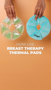 Shapee 3-in-1 Breast Therapy Thermal Pads (1 Pair) - Stimulate Milk Flow Soothe Breast Engorgement Breastfeeding