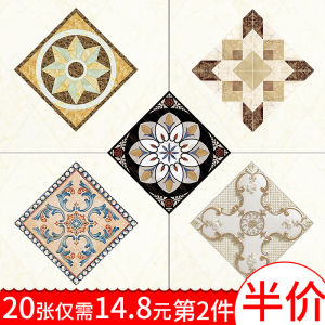 Decorative Small Floor Stickers: Waterproof & Wear-resistant Tile Mosaic