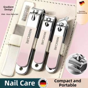 JIFANPAUL | Gradient Color Portable Nail Clippers 4 Pieces