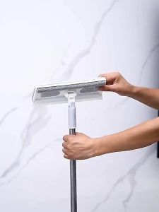 3-in-1 Window Cleaner Tool: Telescopic Rod Window Glass Cleaner & Wiper