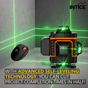 PROMO TERBARU Hilda Laser Level Self Leveling 16 Line 4D + Tripod Leveling + Batrei Leveling Paket Komplit