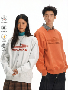 JNXS | Far Infrared Heat Retention Fleece Lined Round Neck Sweater