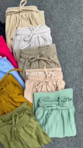 Celana kulot kekinian kulot knit hornest tali serut
