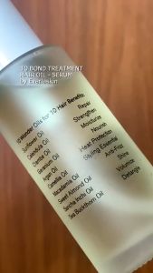 GLAMOIRE - 10 Bond Treatment Hair Oil Serum - Everlaskin | Instant Glass Hair & Heat Protectant