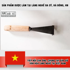 Dao Cạo Mía Cầm Tay Loại Tốt Rèn Từ Thép Nhíp Xe Siêu BềnCán Gỗ Chắc Chắn - Xưởng Rèn Đồ Tể - Đa Sỹ - HL39