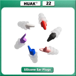 HUAK High Fidelity Silicone Earplugs for Concerts Musicians Motorcycles Noise Sensitivity Conditions and More