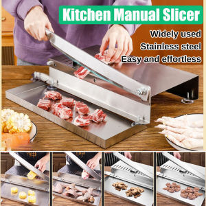 Commercial Household Manual Lamb Slicer Bone Cutting Machine Beef Mutton Rolls Cutter Meat Slicer Kitchen Gadgets