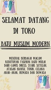 Baju Muslim Modern & Bahan CRINKLE AIR FLOW: Midi Dress, Gamis Anak, & Setelan Wanita