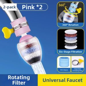  LUTUMEI |Anti-splash Water Filter for Kitchen Faucet Universal