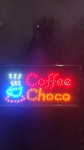 COFFEE CHOCO LED LIGHT SIGNAGE FOR SHOP