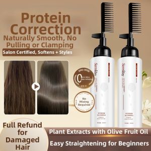 QIAOCHONG | Protein Straightening Hair Gel for Home Use - Softening & Styling