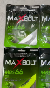 Badminton Strings Maxbolt MBS66 MBS 66 High Repulsion Power 0.66mm Made In Japan