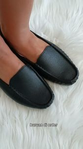 Fanie Shoes - Sepatu Karet Wanita YUMEIDA 085 Size 37-41 Sepatu Kerja Karet Hitam Sepatu Karet Wanita Pantofel Slip On Wanita