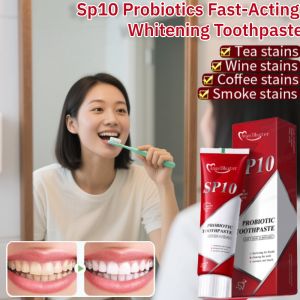 Sp10 Probiotics Fast-Acting Whitening Toothpaste Fresh Breath Brightening & Stain Removing Toothpaste