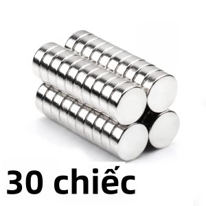 50 CÁI Nam Châm Tròn Dán Tủ Lạnh Màu Bạc Lực Kéo Cao 8x3mm Miếng Dán Từ Tính Đa Năng Để Sắp Xếp Đồ Đạc Trong Nhà