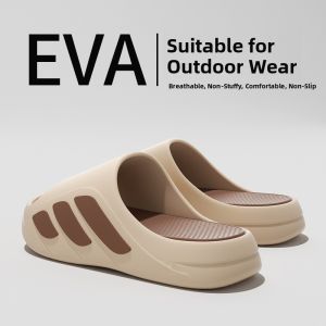 MONLEYTA | Mens Slippers Thick Bottom Slip-On Summer Indoor Home Bath Anti-Slip Deodorant Outdoor Wear EVA Material Sport Style